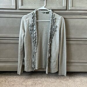 Sage green Eddie Bauer cardigan